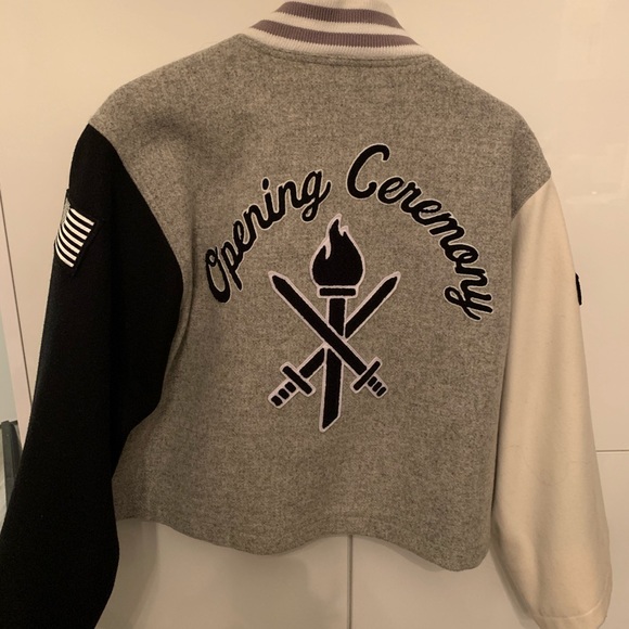 Opening Ceremony Bell Sleeve Varsity Jacket - Picture 4 of 5